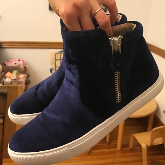 Gentle Souls Carole Velvet High Top Sneakers - Picture 4 of 6